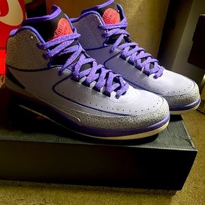 Air Jordan 2 Retro Iron Purple, size 11.5